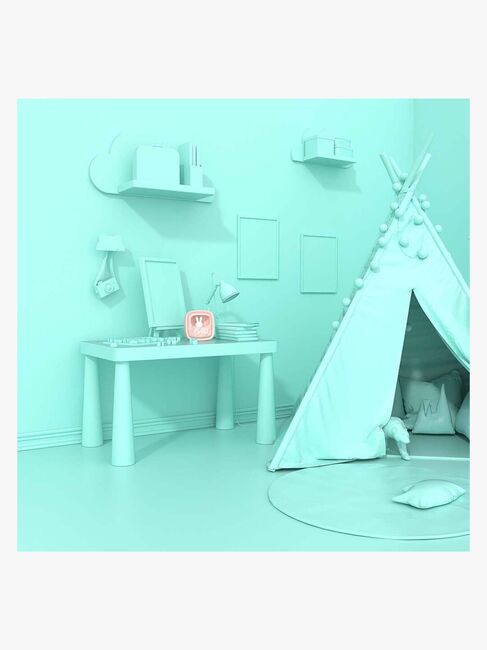 MOB Vækkeur med Lys Billy Clock, Lyserød