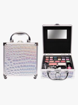 Casuelle Mini Makeuptaske, Sølvfarvet