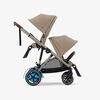 Cybex e-Gazelle S Søskendevogn, Almond Beige/Taupe