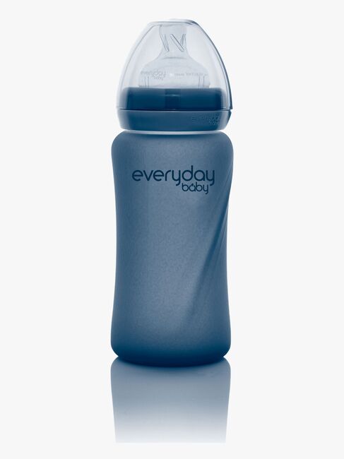 Everyday Baby Varmeindikator Sutteflaske Glas 240 ml Blåbær