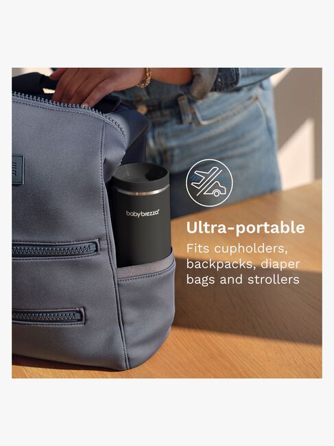 Baby Brezza Superfast Portable Flaskevarmer, Black