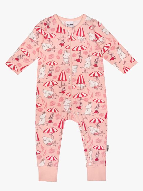 Mumitroldene by Martinex Muslingestrand Pyjamas, Koralrød