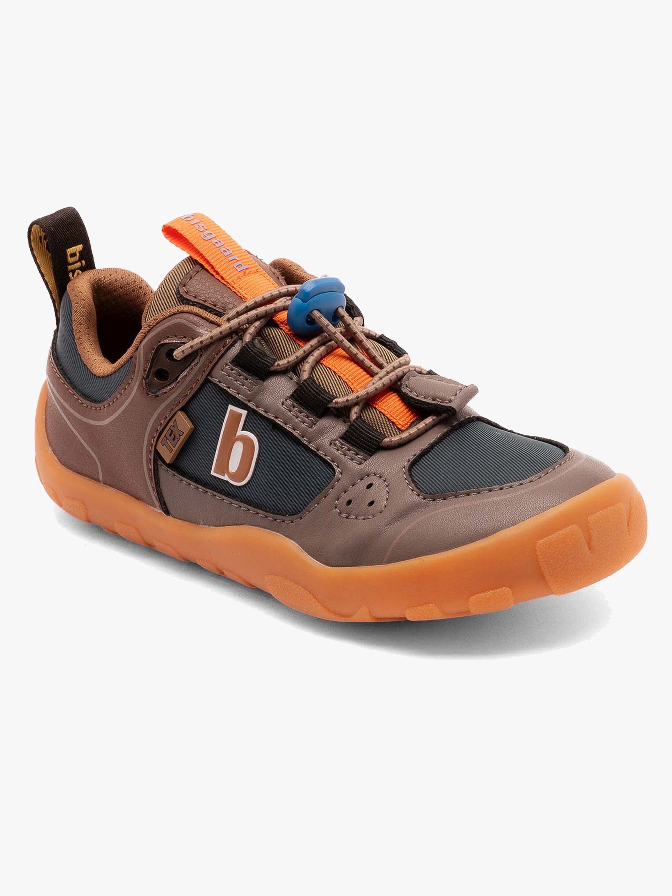 Bisgaard Troy Tex Barefoot Vandtætte Sneakers, Dark Brown, 30