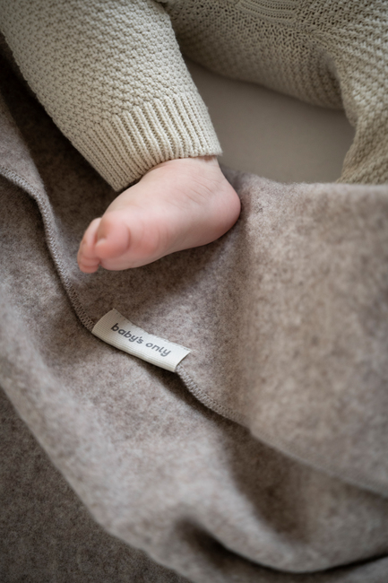 Baby's Only Newborn Tæppe Merinould TOG 1, Brushed Sand