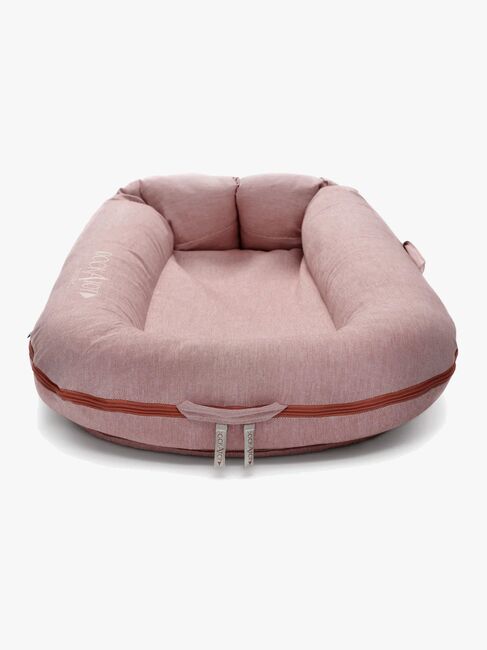 DockATot Deluxe+ Babynest, Ginger Chambray