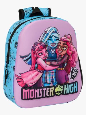 Monster High 3D Rygsæk 8,5L, Blå/Lilla