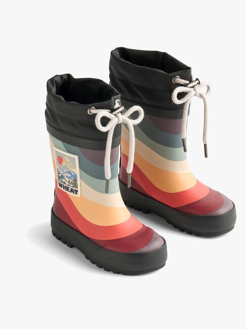 Wheat Forede Gummistøvler, Rainbow Waves