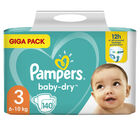 Pampers Baby Dry S3 6-10 kg 140-pak