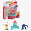 Pokémon Battle Figursæt Mimikyu, Porygon & Croagun 3-pak