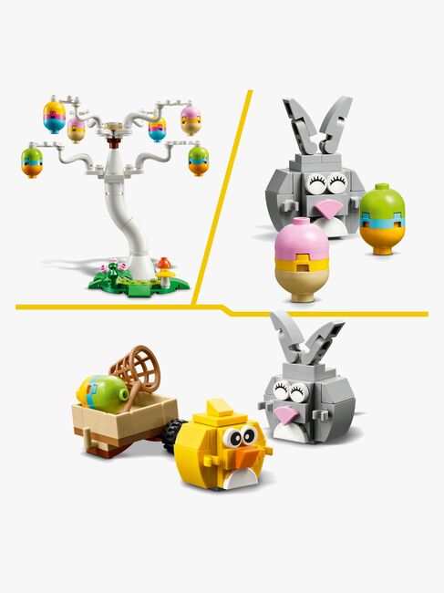 LEGO Iconic 40808 Påskehare og kylling på æggejagt