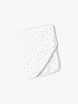 Doomoo Polstret Tæppe, Blomster Gul