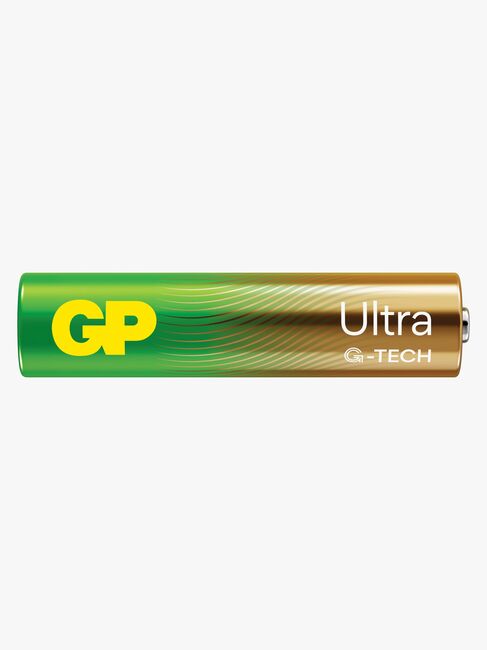 GP Ultra Alkaline G-TECH AAA/LR03 Batterier Svanemærket 24-Pak