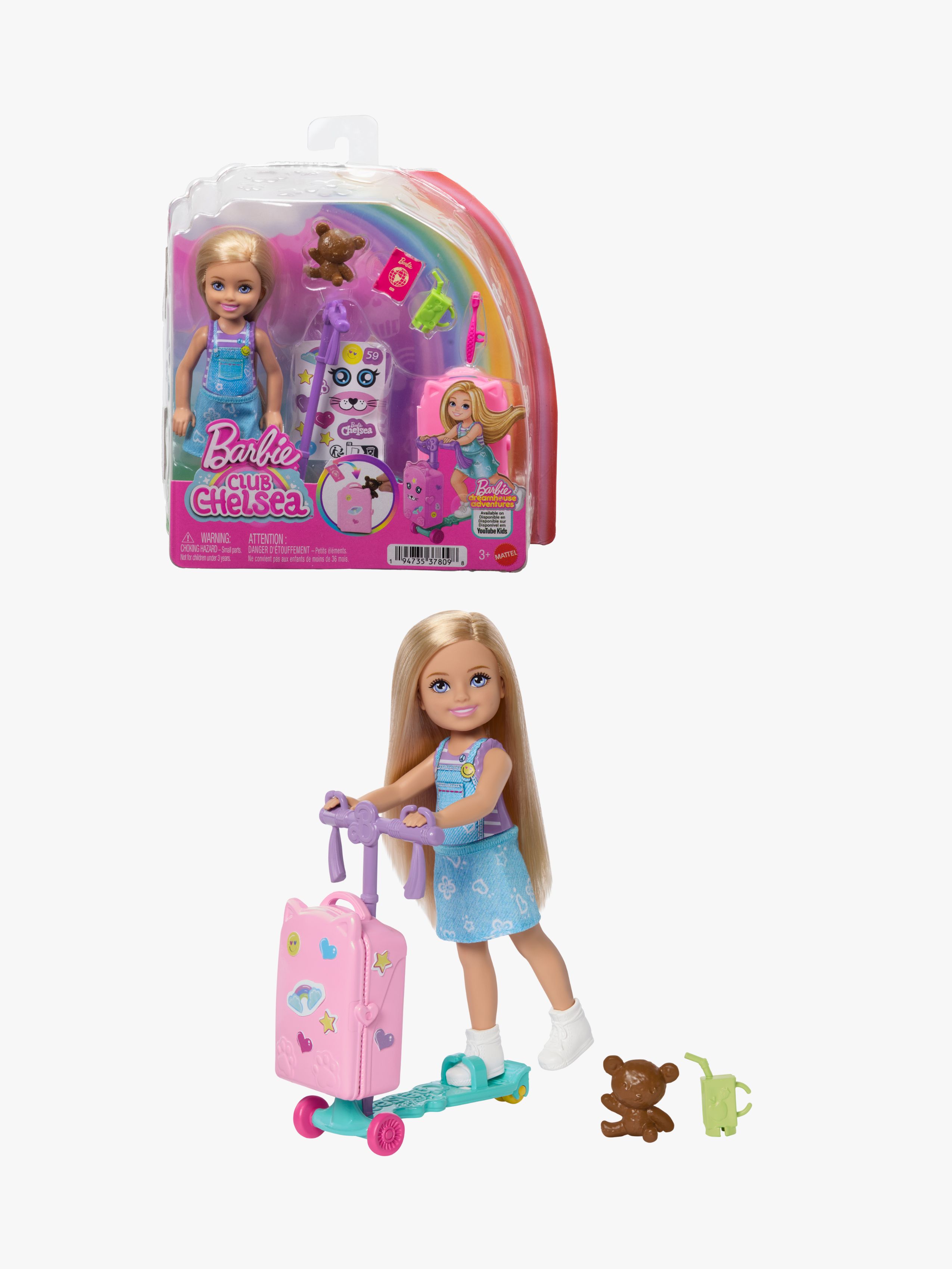 Barbie Legesæt Scooter Chelsea
