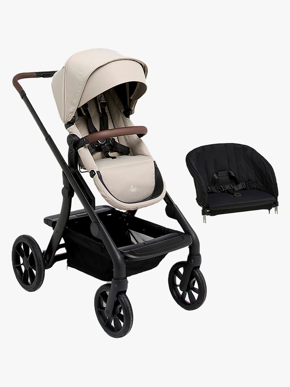 Beemoo Pro Max Klapvogn inkl. Toddler seat, Latte Beige