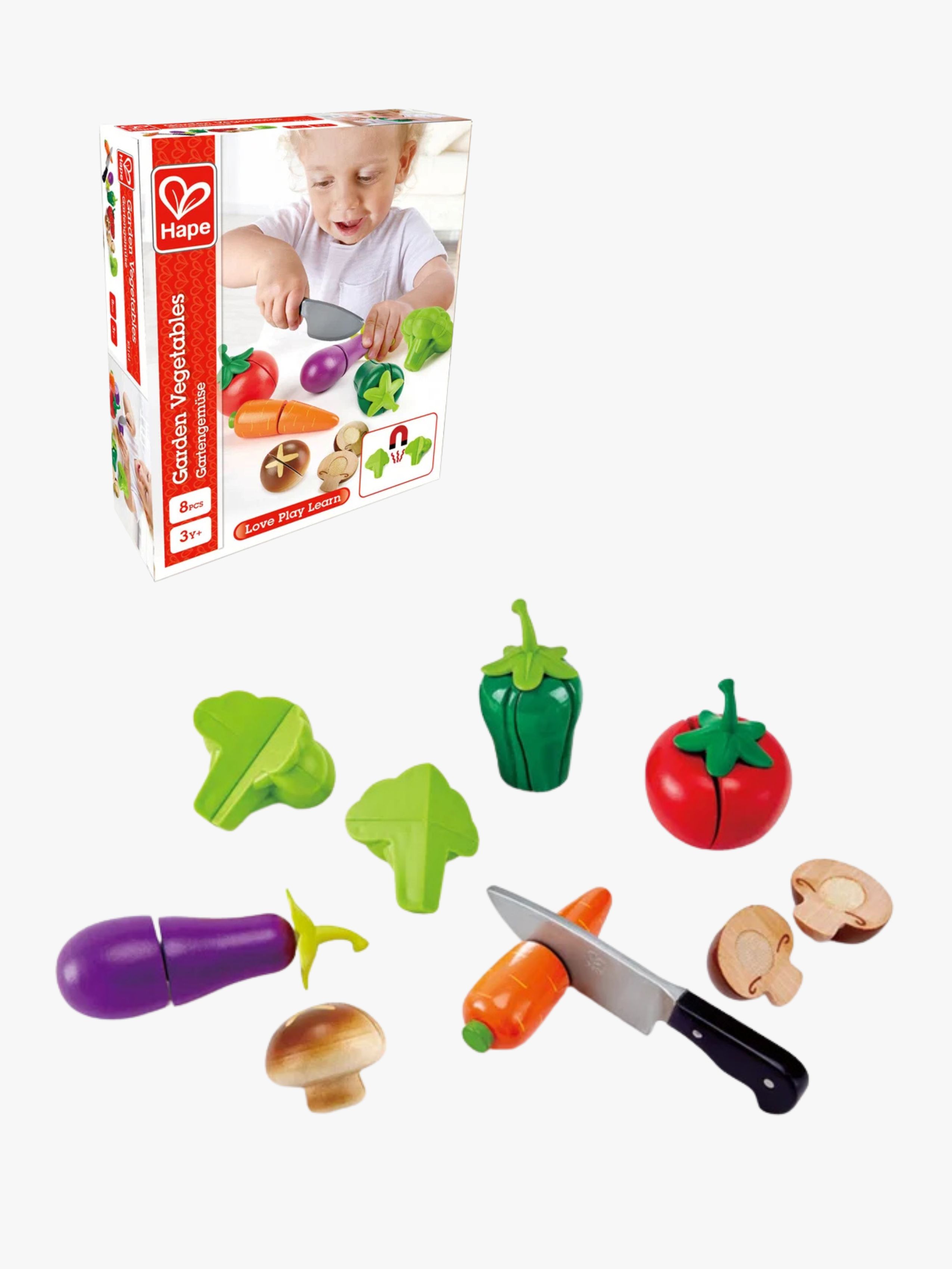 Hape Legesæt Grøntsager Med Kniv