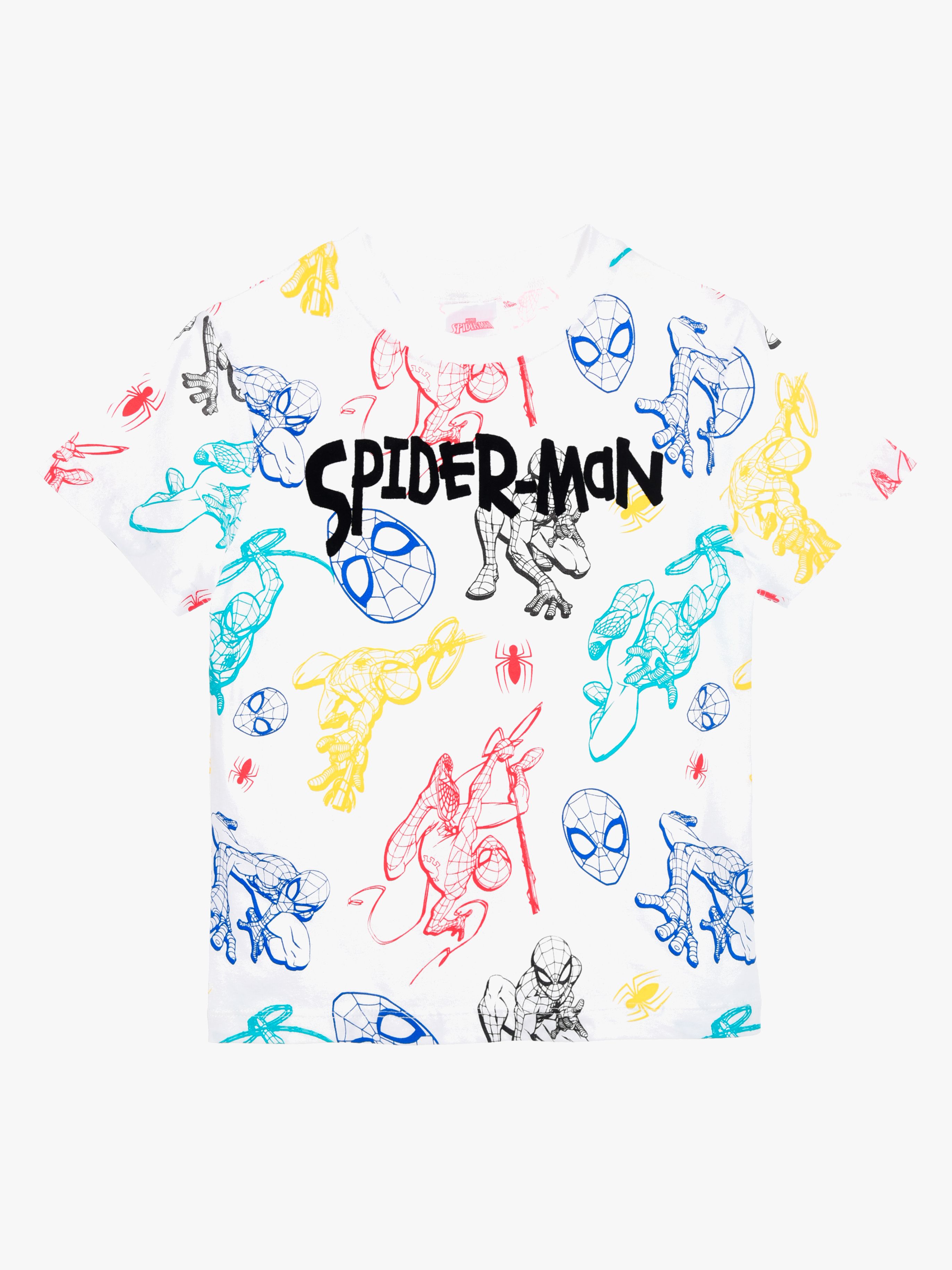 Marvel Spider-Man T-shirt, Hvid, 98-104