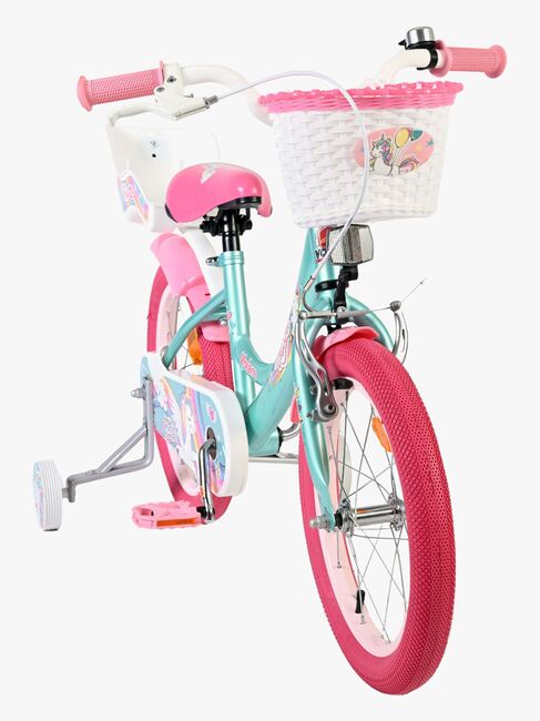 Volare Unicorn Cykel 16 Tommer, Grøn