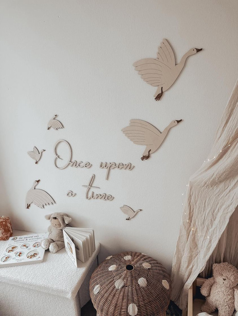 Liswycina Once Upon A Time 3 Vægdekoration Gæs