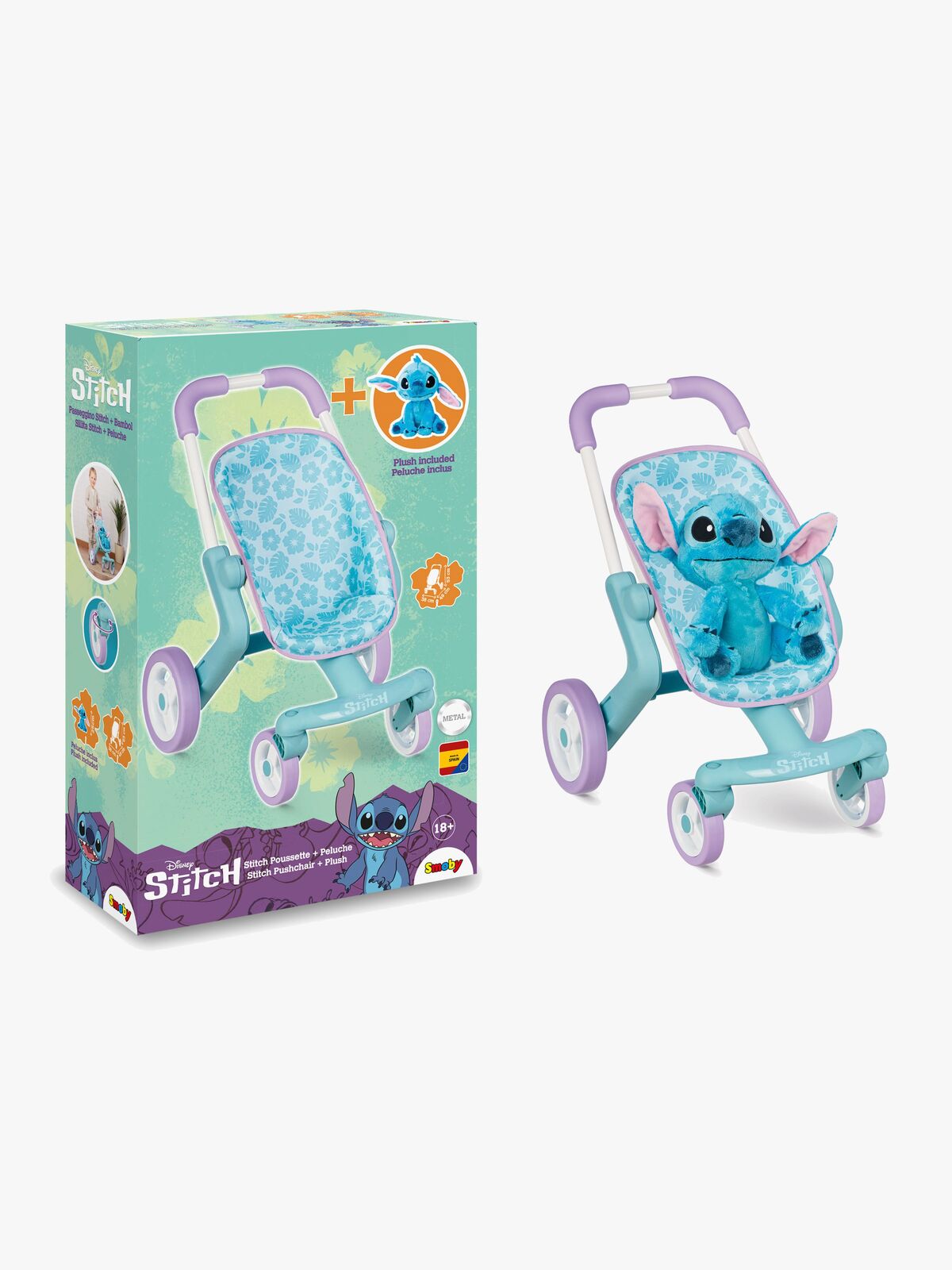 Disney Stitch Vogn med Bamse