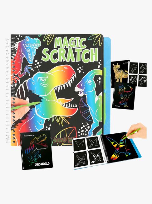 Dino World Magic Scratch Book