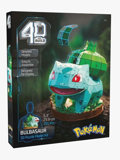 Spin Master 4D Build Pokemon Bulbasaur 3D-puslespil