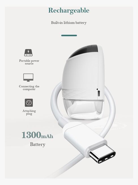 Beemoo CARE Wearable LED Elektrisk Brystpumpe Single