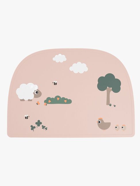 Done By Deer Tiny Farm Dækkeserviet Silikone, Powder