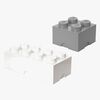 LEGO Opbevaring, Hvid/Grå