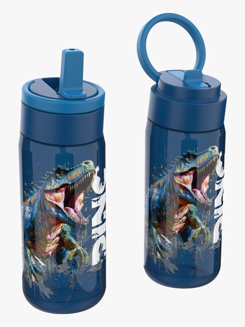 LunchBuddies T-Rex Drikkedunk 600 ml, Blue
