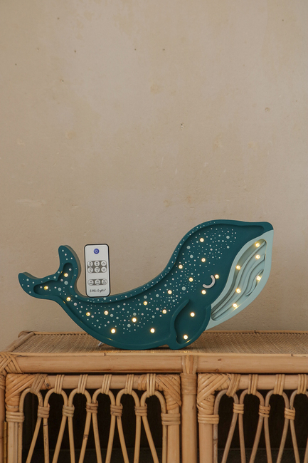 Little Lights Lampe Hval, Galaxy Teal