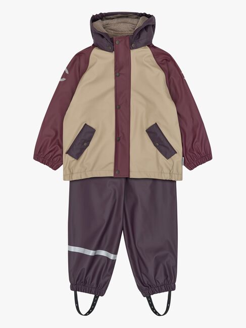 Mikk-Line Foret Regnsæt Med Seler, Plum Perfect 33183-PlumPerfect-4548_1.jpg