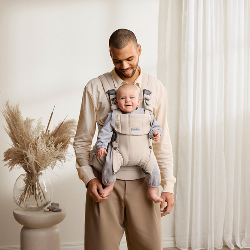 BabyBjörn Harmony Bæresele Woven, Light Beige Melange