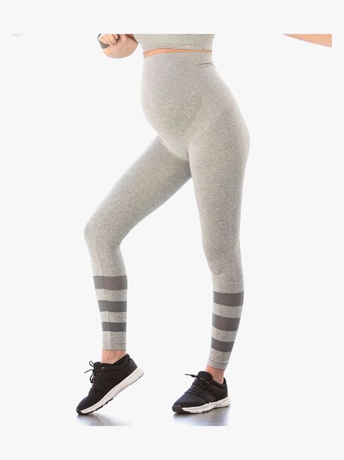 Cache Coeur WOMA Seamless Graviditetsleggings, Grey