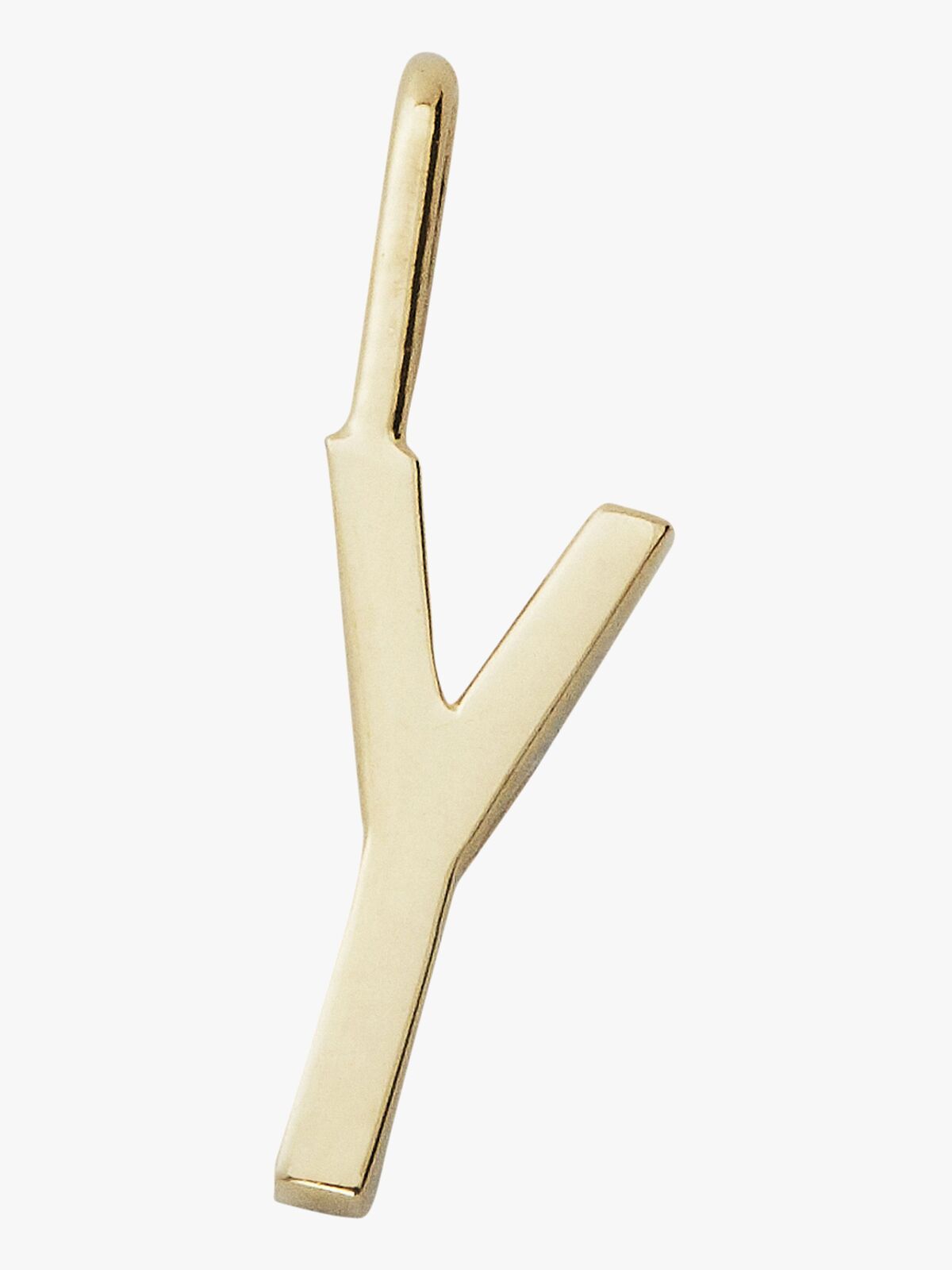 Design Letters Vedhæng Bogstav 10mm Y Gold