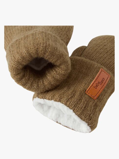BabyMocs Strikkede Vanter, Greige VantarAW25-Greige-4610_3a.jpg