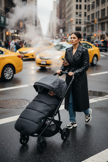 KONG.WALTHER Østerbro Kørepose, Black