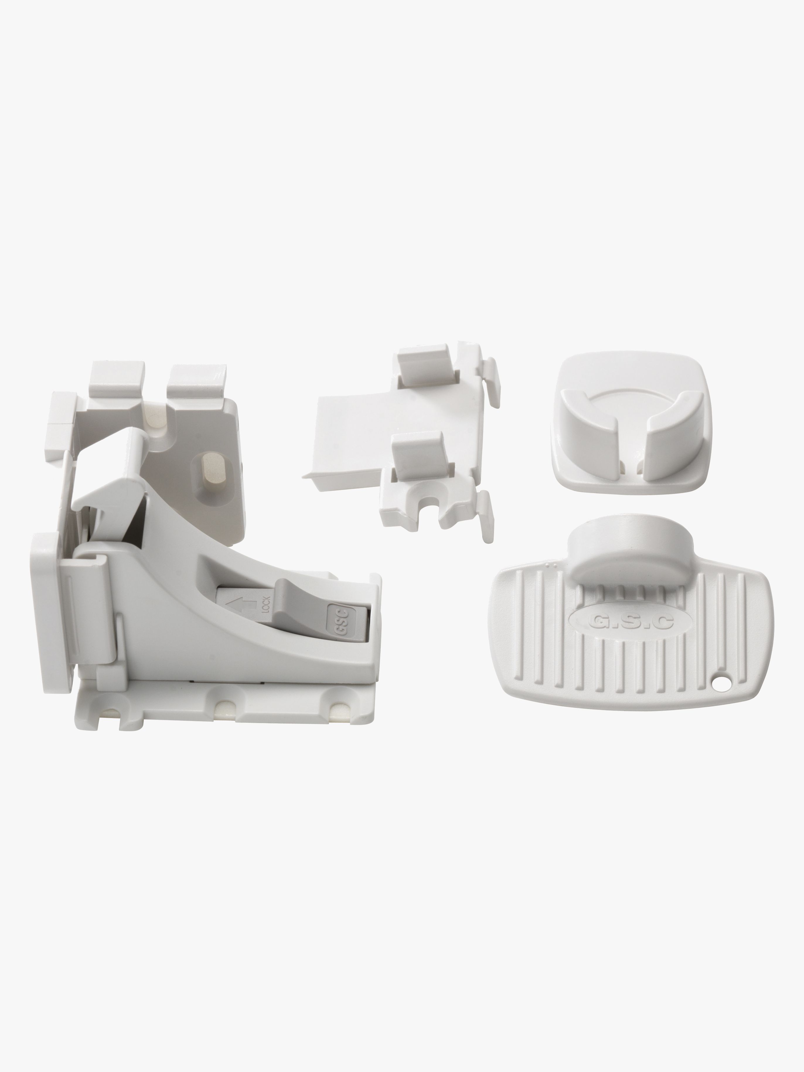 BabyDan Magnetisk Lås Skab 2-pak, White