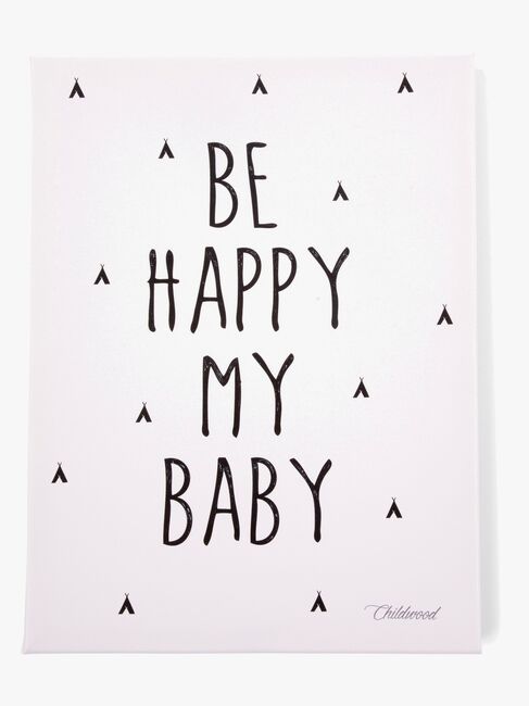 Childhome Tavle Be My Happy Baby 30x40