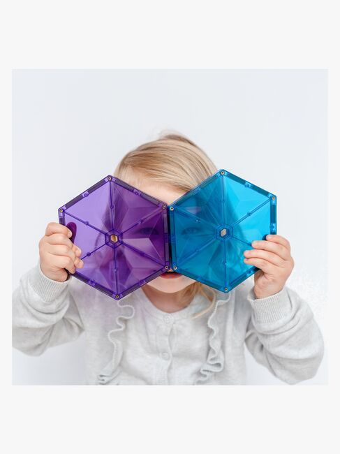 Connetix Magnetiske Byggeklodser Rainbow Geometry 30 Dele