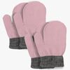 Lindberg Sundsvall Wool Glove Tommelfingervanter 2-pak, Pink/Anthracite