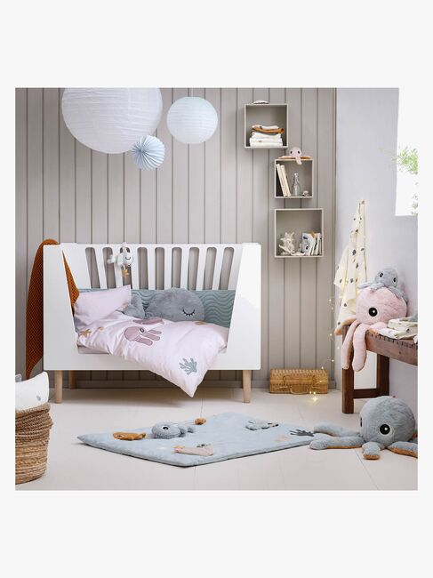 Done By Deer 100x140 Jelly & Wally Sengesæt, Blå