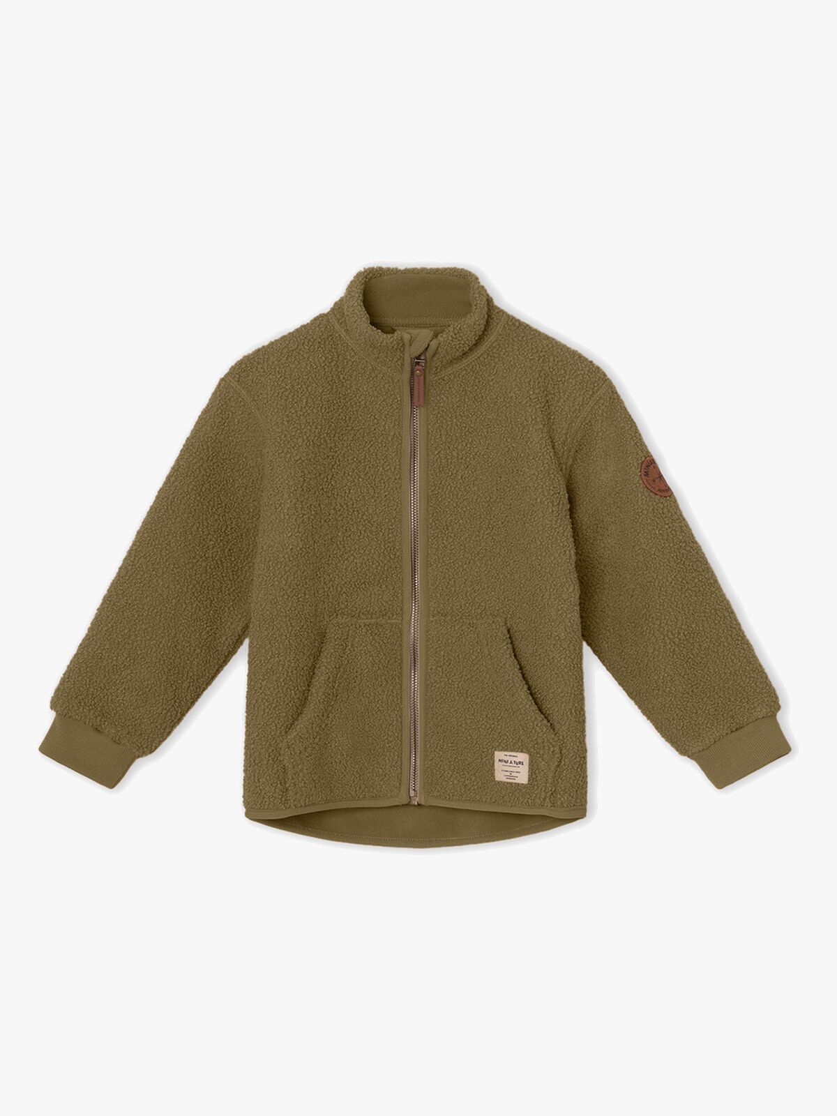 MINI A TURE Saleh Fleecetrøje, Capers Green