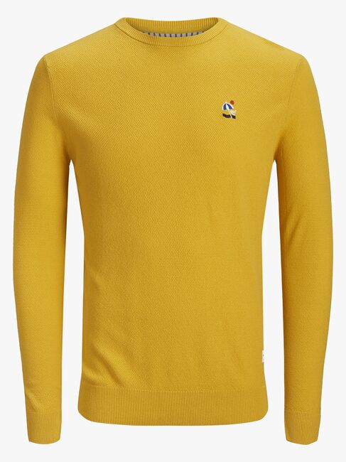 Jack & Jones Steam Crewneck Trøje, Yolk Yellow