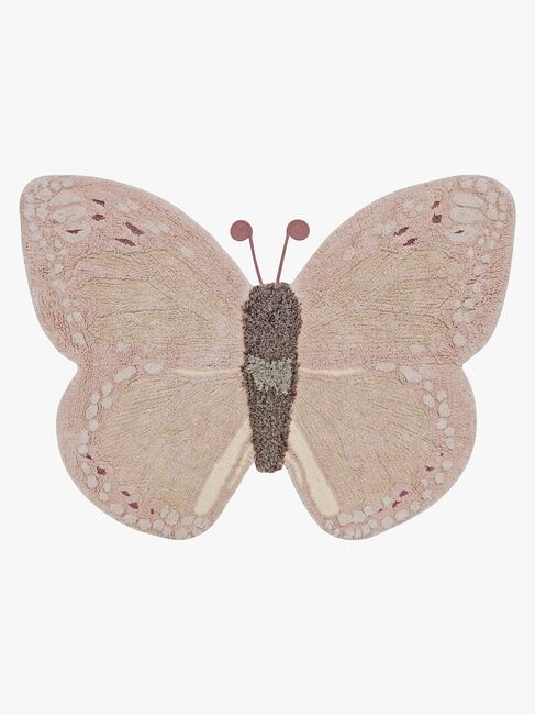 Lorena Canals  Vaskbart Dyretæppe 90x120 Baby Sommerfugl