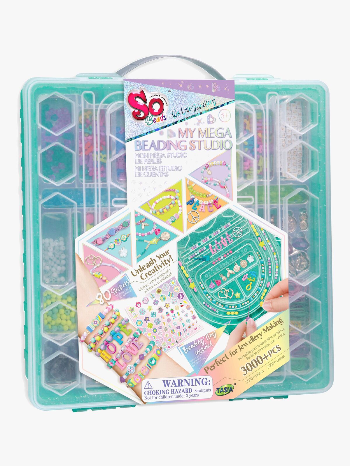 So Beads Perlesæt Mega Studio 3000 Stk.