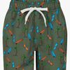 Color Kids Badeshorts, Dark Ivy