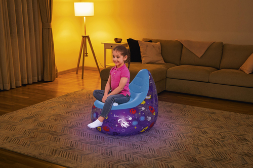 Bestway Oppustelig Stol LED Astro Glow