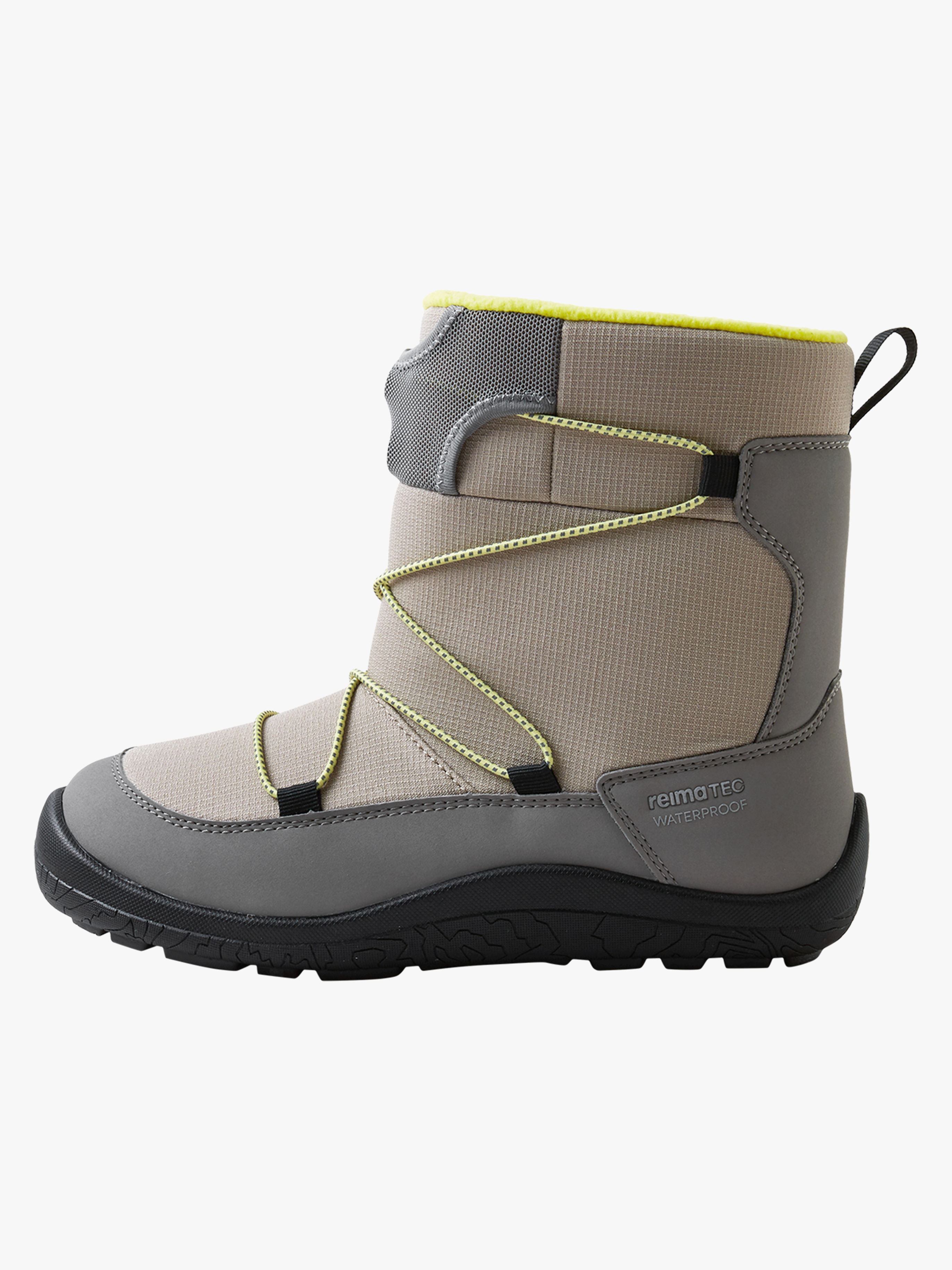 Reimatec Ensilumi Barefoot Jr Vinterstøvler, Earthy Beige, 36