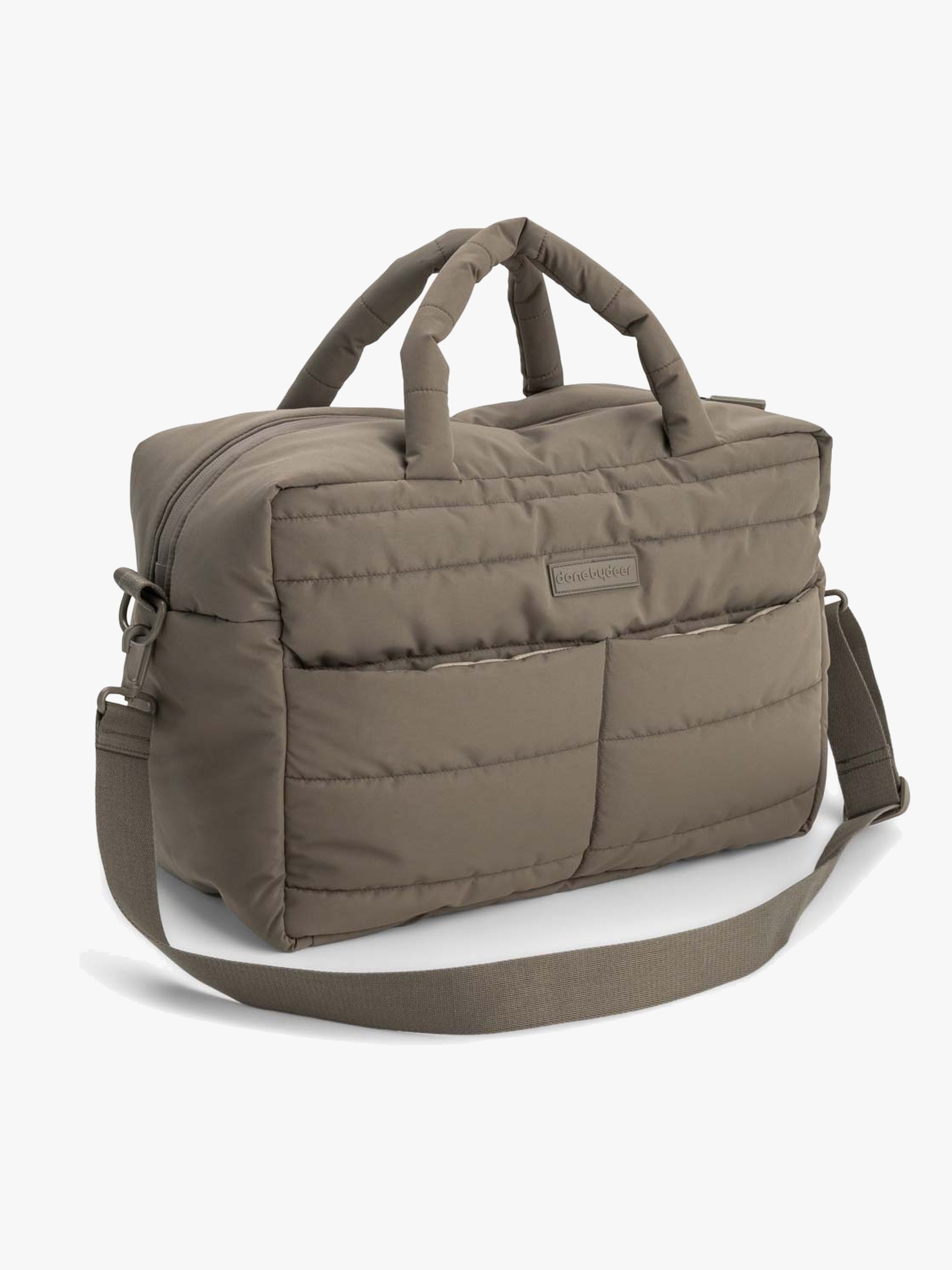 Done By Deer Quiltet Pusletaske, Taupe