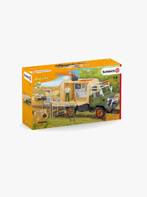 Schleich Legesæt Wild Life Redning m. Lastbil